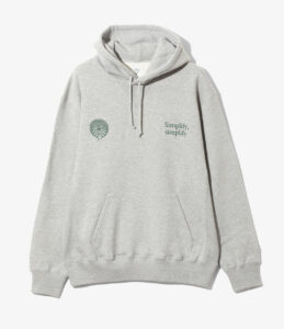 EMB. HOODED SWEAT SHIRT ¥22,000