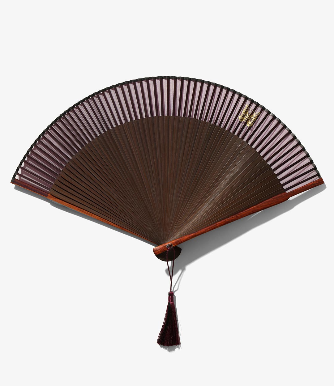 〈NEEDLES〉天然木を使用したオリジナル扇子