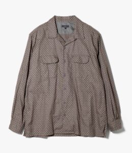 CLASSIC SHIRT - COTTON MUSIC NOTE PRINT ¥40,700