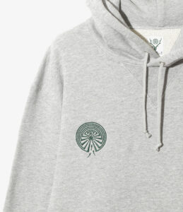 EMB. HOODED SWEAT SHIRT ¥22,000