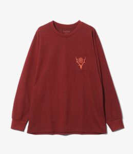 SOUTH2 WEST8 L/S ROUND POCKET TEE