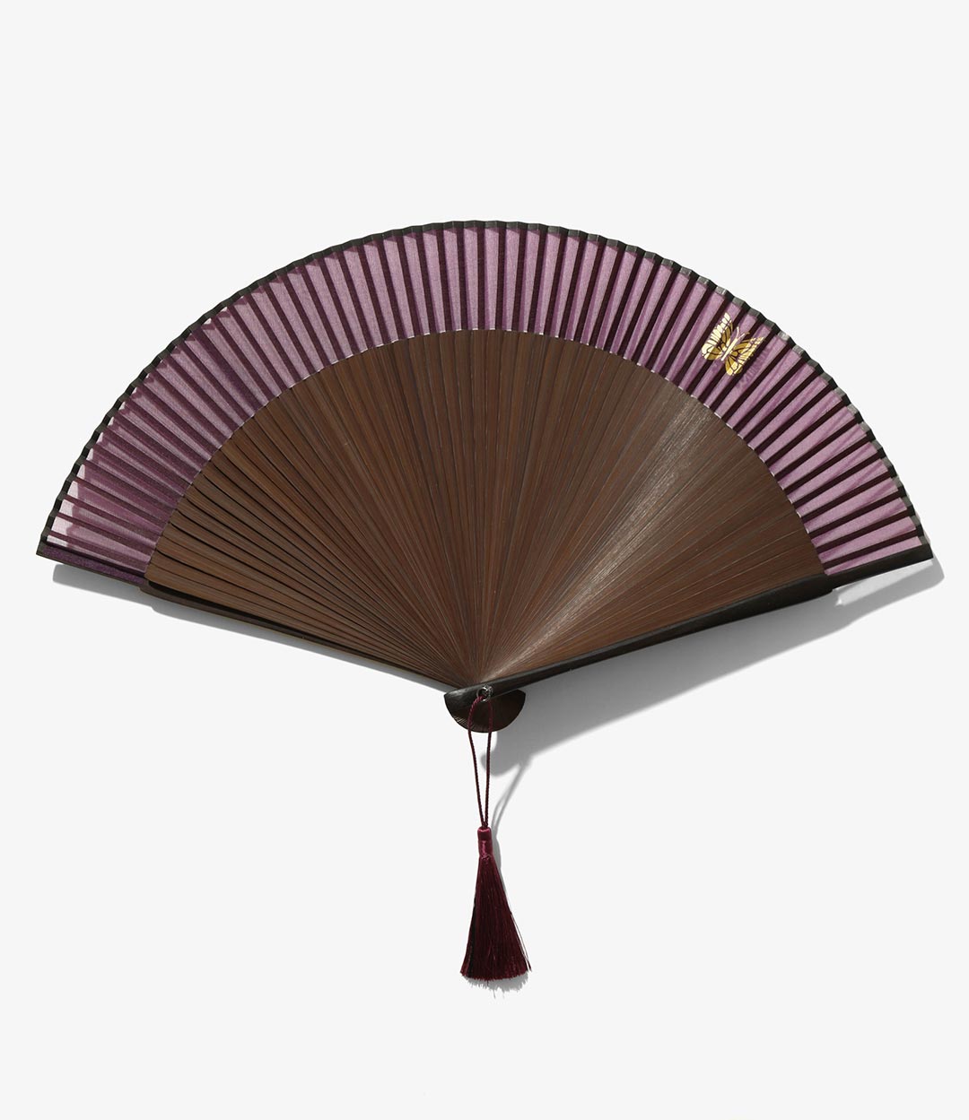 〈NEEDLES〉天然木を使用したオリジナル扇子