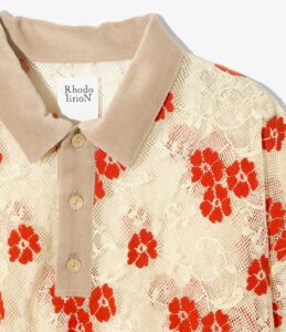 POLO SHIRT - FLOWER RACE ¥30,800
