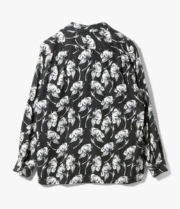 CLASSIC SHIRT - COTTON BRUSHED FLORAL PRINT ¥41,800