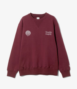 EMB. CREW NECK SWEAT SHIRT ¥19,800