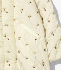 PADDED COAT - ORIGINAL FLORAL EMB. ¥75,900