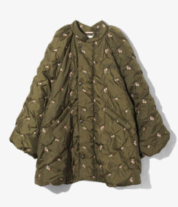 PADDED COAT - ORIGINAL FLORAL EMB. ¥75,900