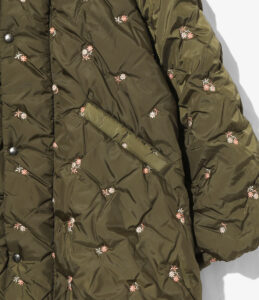 PADDED COAT - ORIGINAL FLORAL EMB. ¥75,900