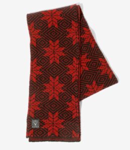 KNIT SCARF - SNOWFLAKES ¥9,900