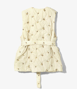PADDED VEST - ORIGINAL FLORAL EMB. ¥56,100