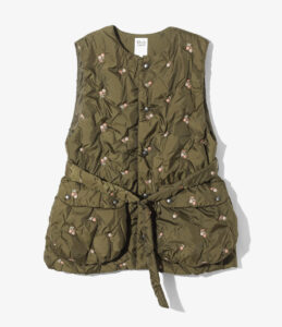 PADDED VEST - ORIGINAL FLORAL EMB. ¥56,100