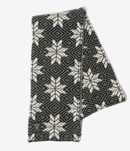 KNIT SCARF - SNOWFLAKES ¥9,900