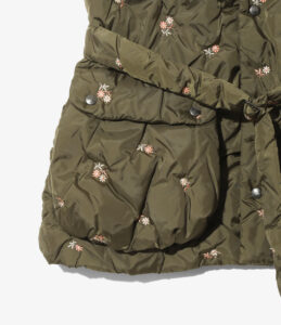 PADDED VEST - ORIGINAL FLORAL EMB. ¥56,100