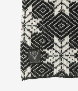 KNIT SCARF - SNOWFLAKES ¥9,900