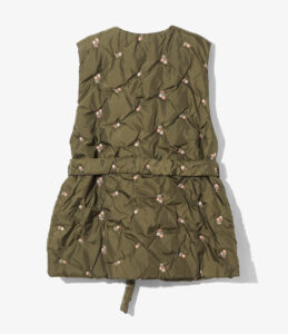 PADDED VEST - ORIGINAL FLORAL EMB. ¥56,100