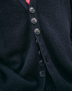 〈WOBURN WALK〉 「FISHERMAN SHETLAND CARDIGAN」