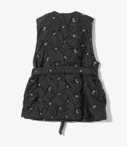 PADDED VEST - ORIGINAL FLORAL EMB. ¥56,100