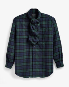 OVERSIZED ASCOT COLLAR SHIRT ¥69,300