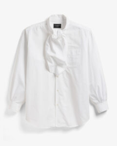 OVERSIZED ASCOT COLLAR SHIRT ¥69,300
