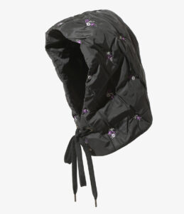 PADDED HOODY SCARF - ORIGINAL FLORAL EMB. ¥26,400