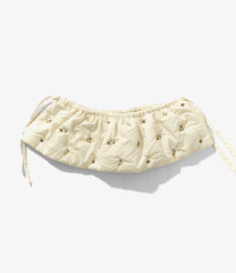 PADDED VARIATION APRON - ORIGINAL FLORAL EMB. ¥27,500