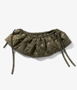 PADDED VARIATION APRON - ORIGINAL FLORAL EMB. ¥27,500