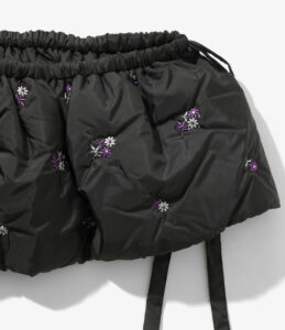 PADDED VARIATION APRON - ORIGINAL FLORAL EMB. ¥27,500