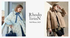 〈RHODOLIRION〉 収縮糸で立体感を生み出した秋冬コレクション