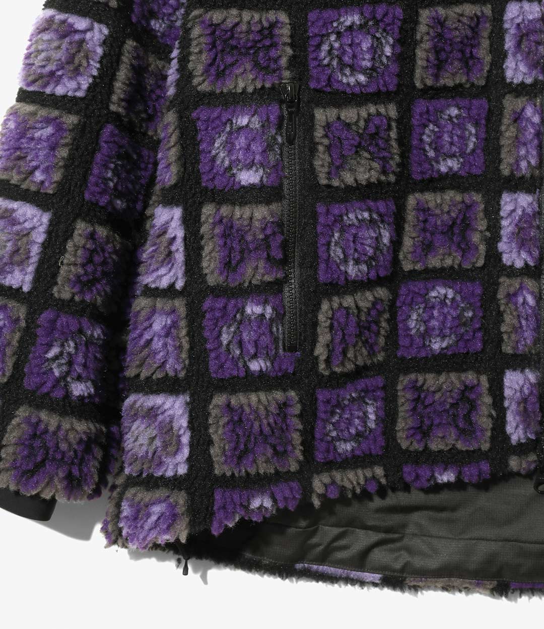 〈NEEDLES〉 FALL WINTER 2025「FUR JACKET – PAPILLON PLAID PILE」