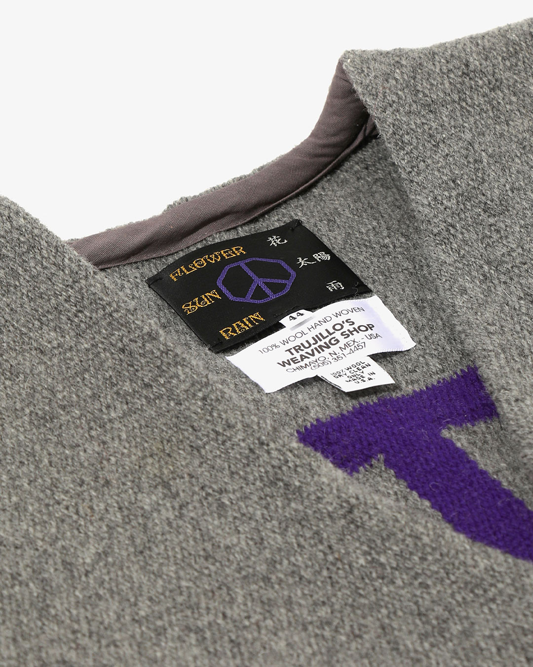 〈TRUJILLO’S〉 for 「花、 太陽、 雨」特別仕様で仕上げたチマヨベストが登場