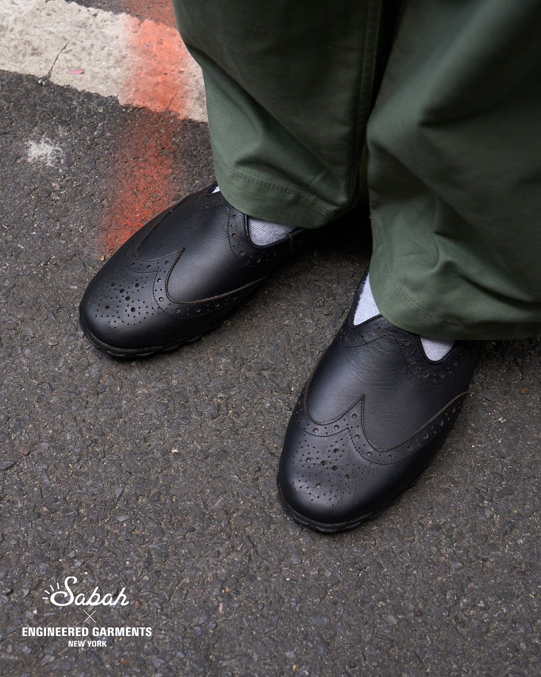 〈ENGINEERED GARMENTS〉 × 〈Sabah〉穴飾りデザインと、 スタッズモデル2型が登場
