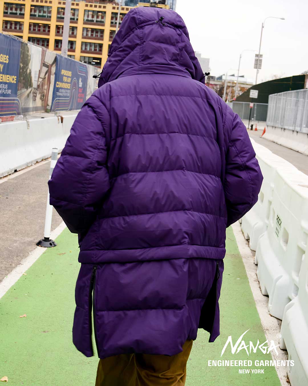 〈ENGINEERED GARMENTS〉 x 〈NANGA〉自由に変形する別注デタッチャブルダウン