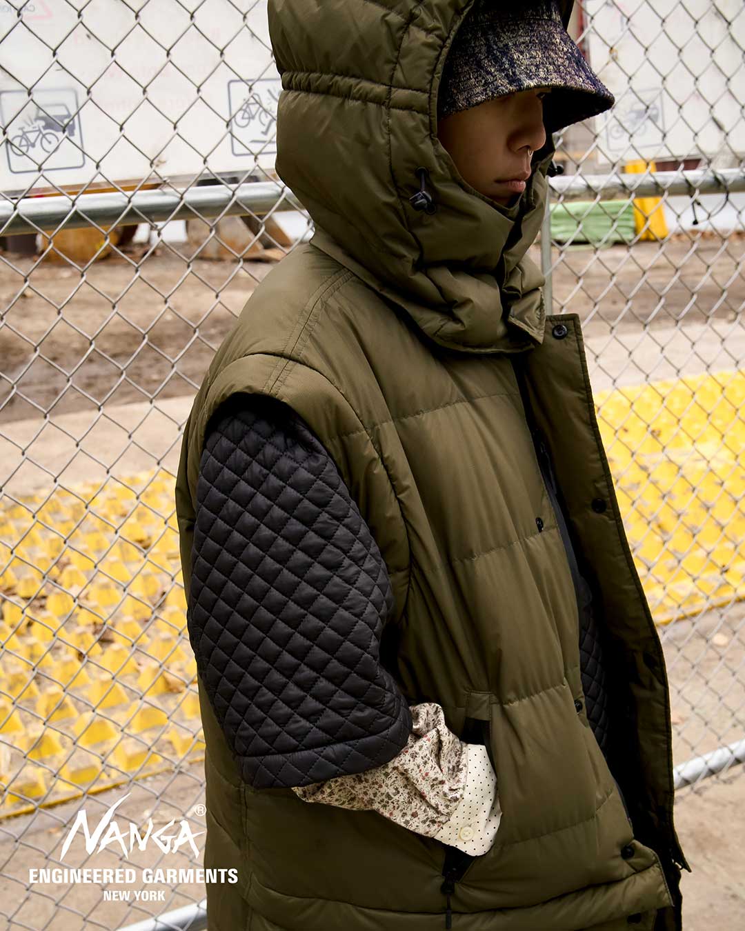 〈ENGINEERED GARMENTS〉 x 〈NANGA〉自由に変形する別注デタッチャブルダウン